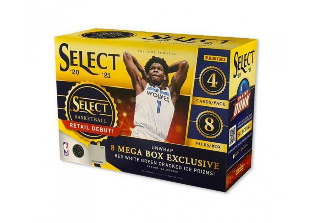 2020/21 Panini discount Select Basketball Mega Box (Red, White, Green Cracked Ice Prizms!